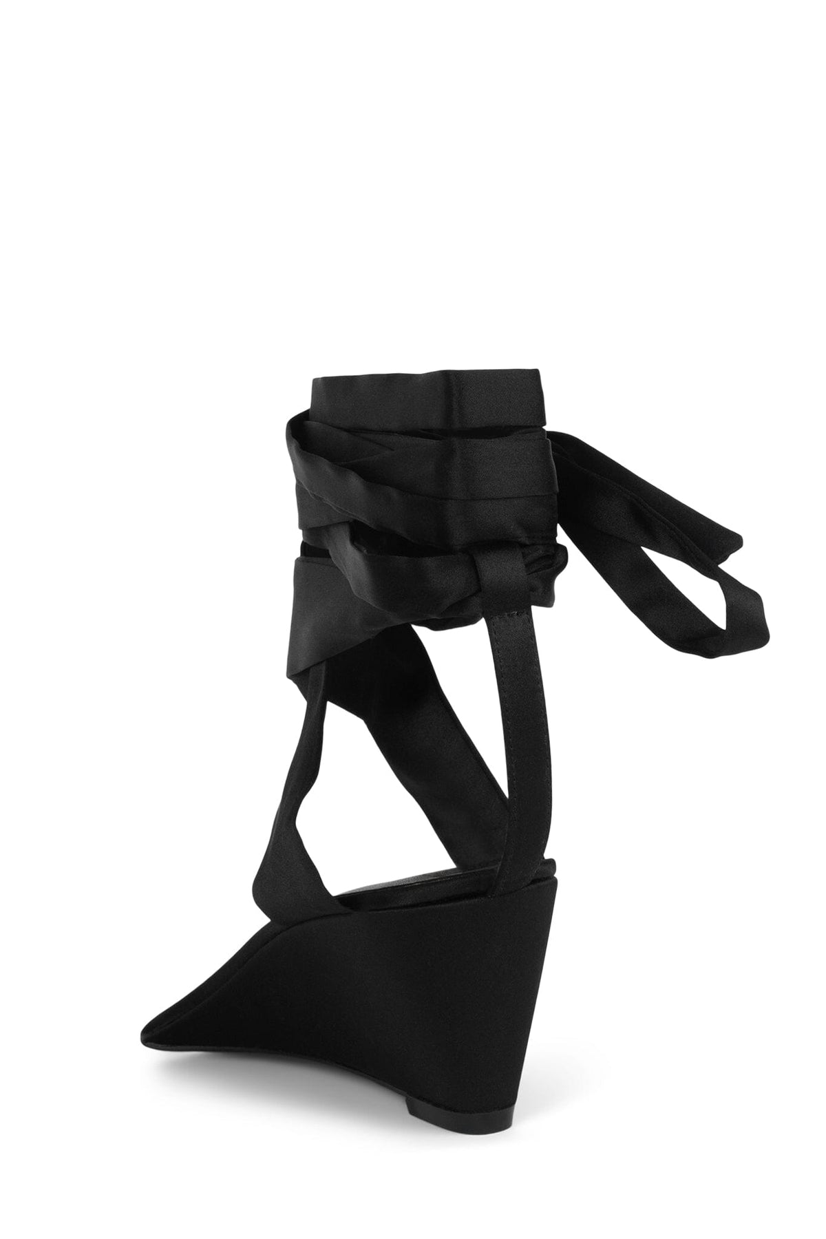Jeffrey Campbell PIEDS-NUS - Black Satin