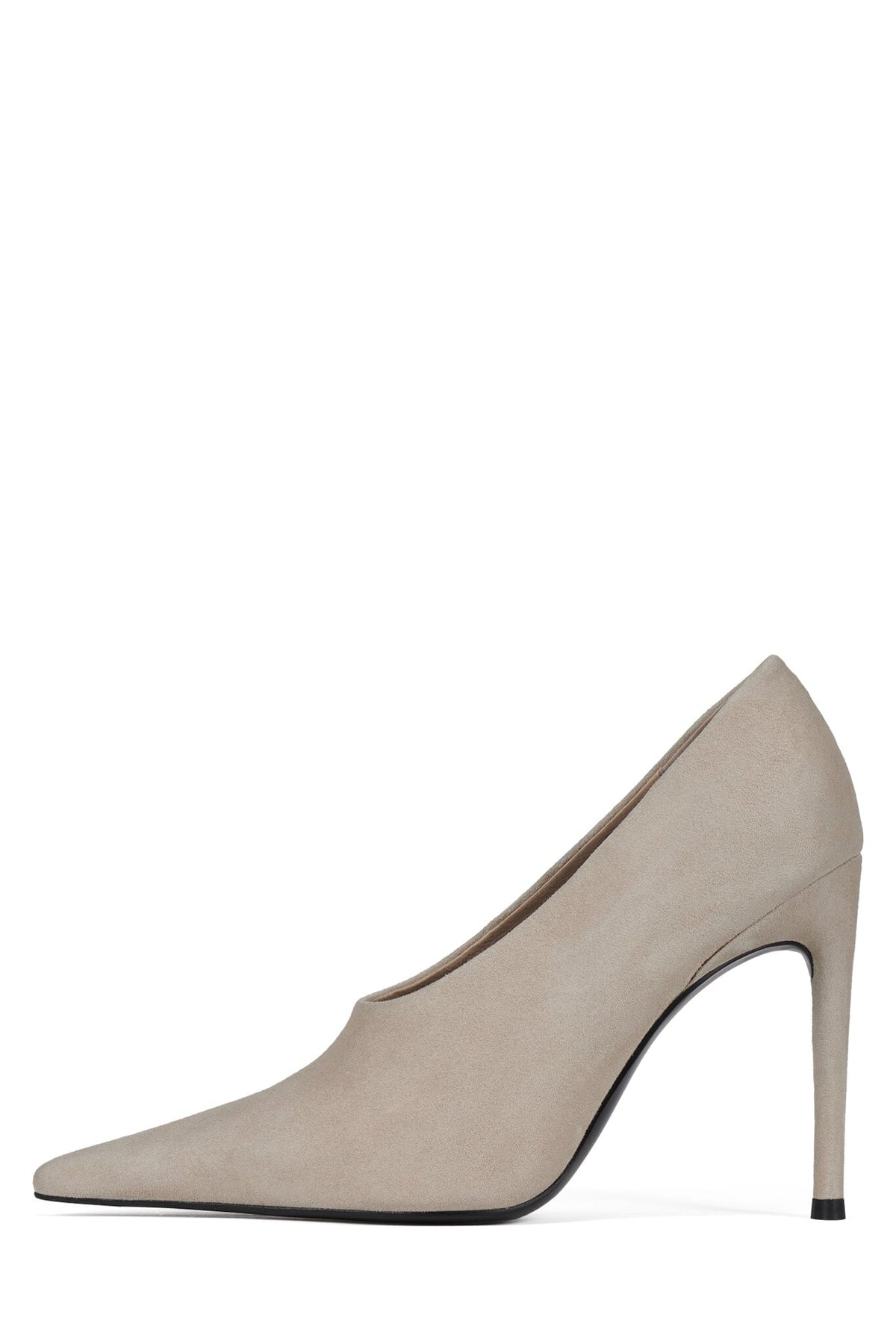 Jeffrey Campbell LE-CHAT Pump - Black Suede