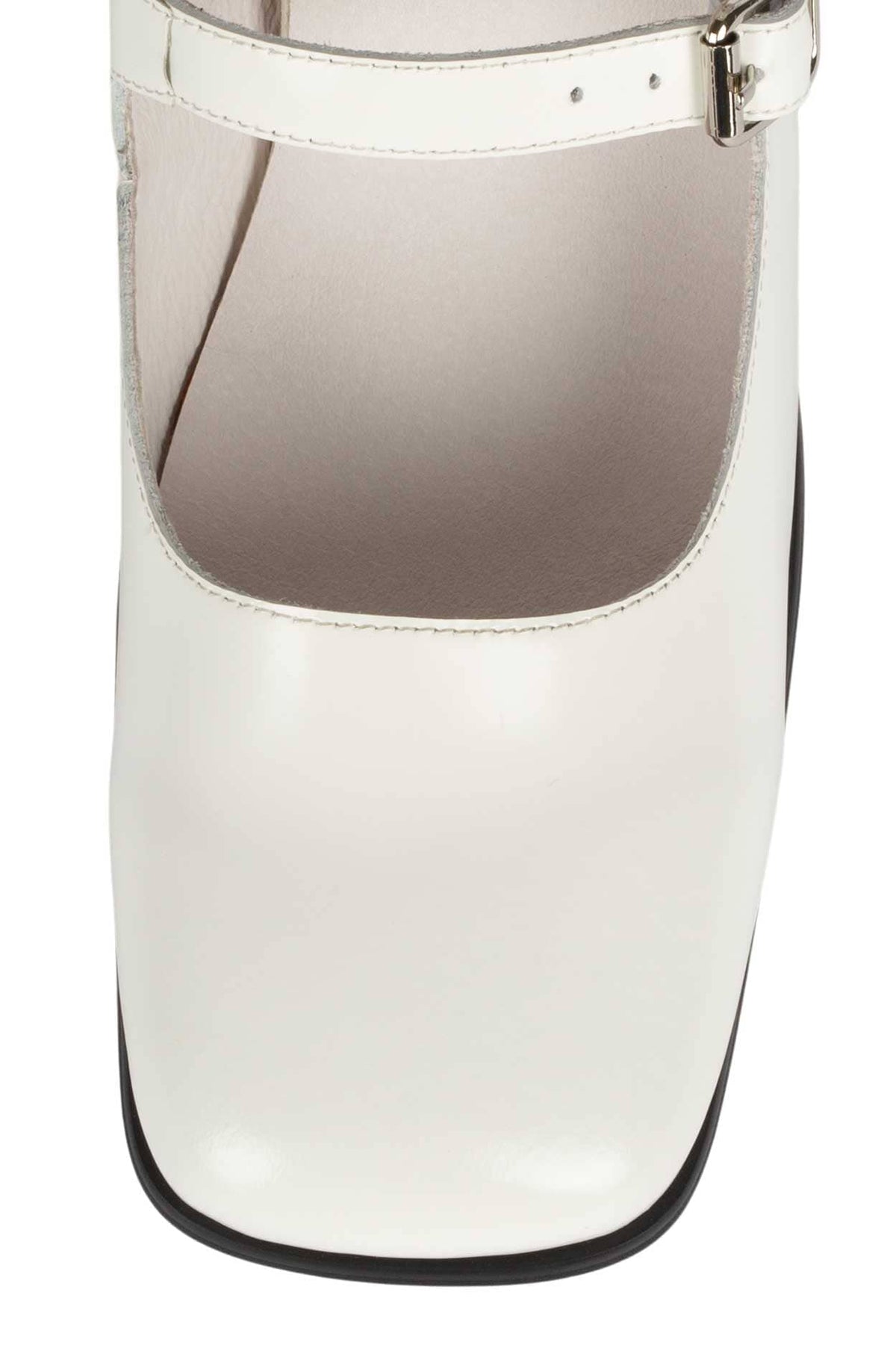 Jeffrey Campbell MONSIEUR Knee-High Pump - White Box