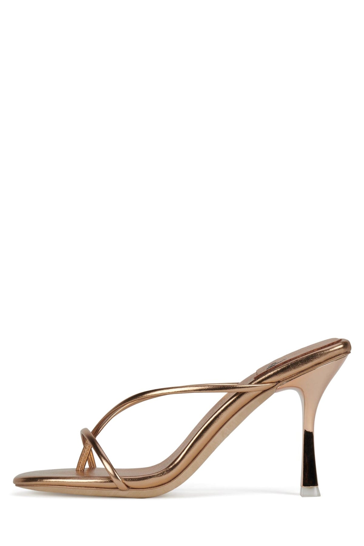 Jeffrey Campbell MURALS-2 Heeled Sandal - Rose Gold Metallic