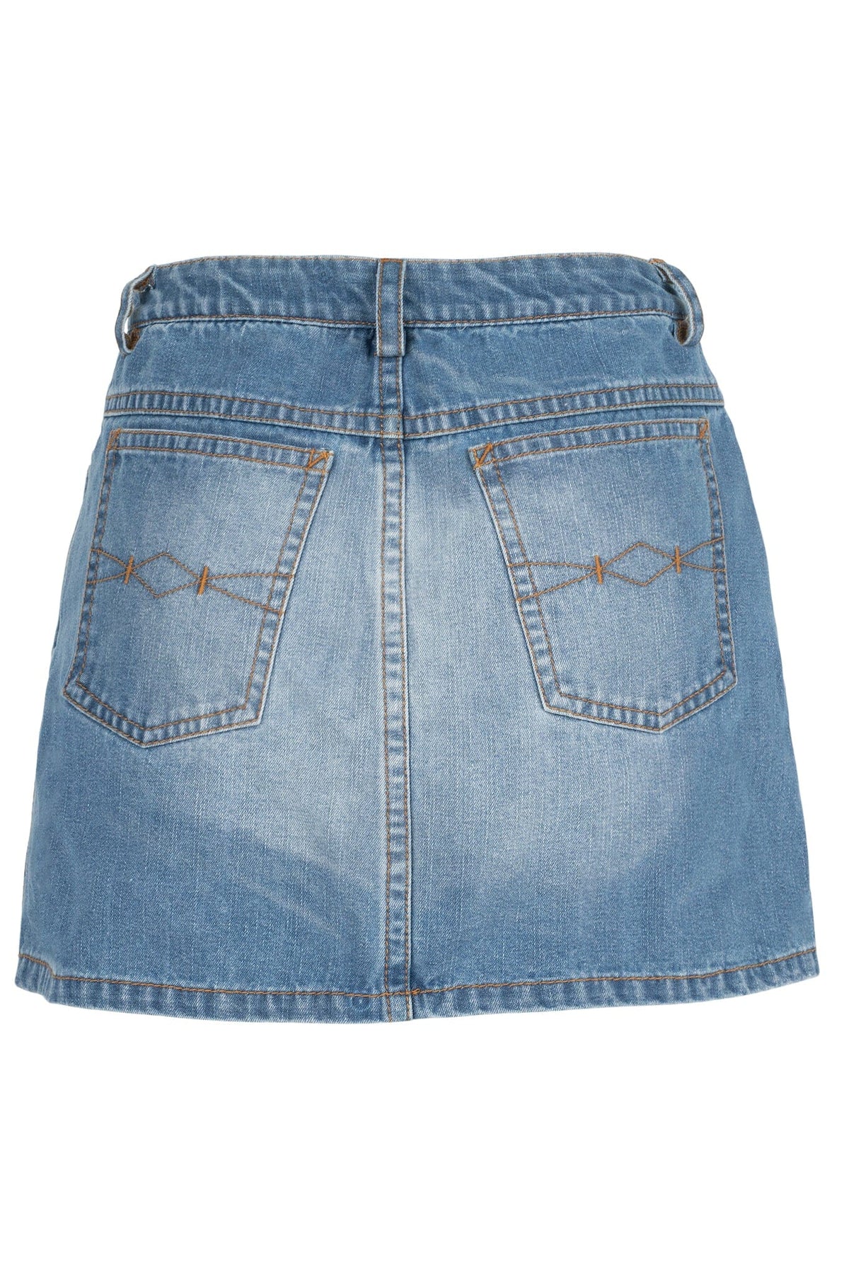 Jeffrey Campbell HEY-NOW SKIRT - Blue Washed Denim