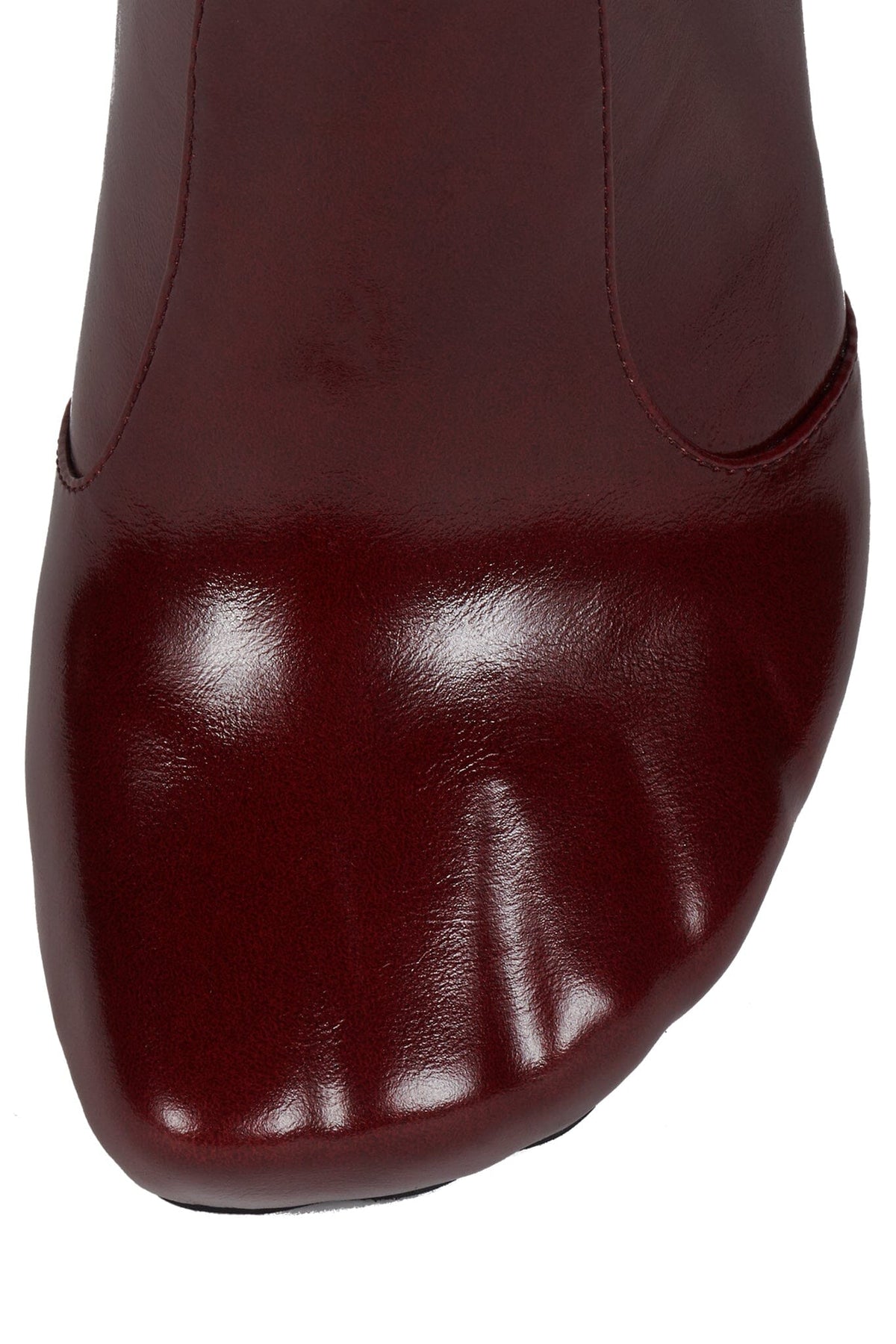 Jeffrey Campbell VISIONARY Stiletto Boot - Wine