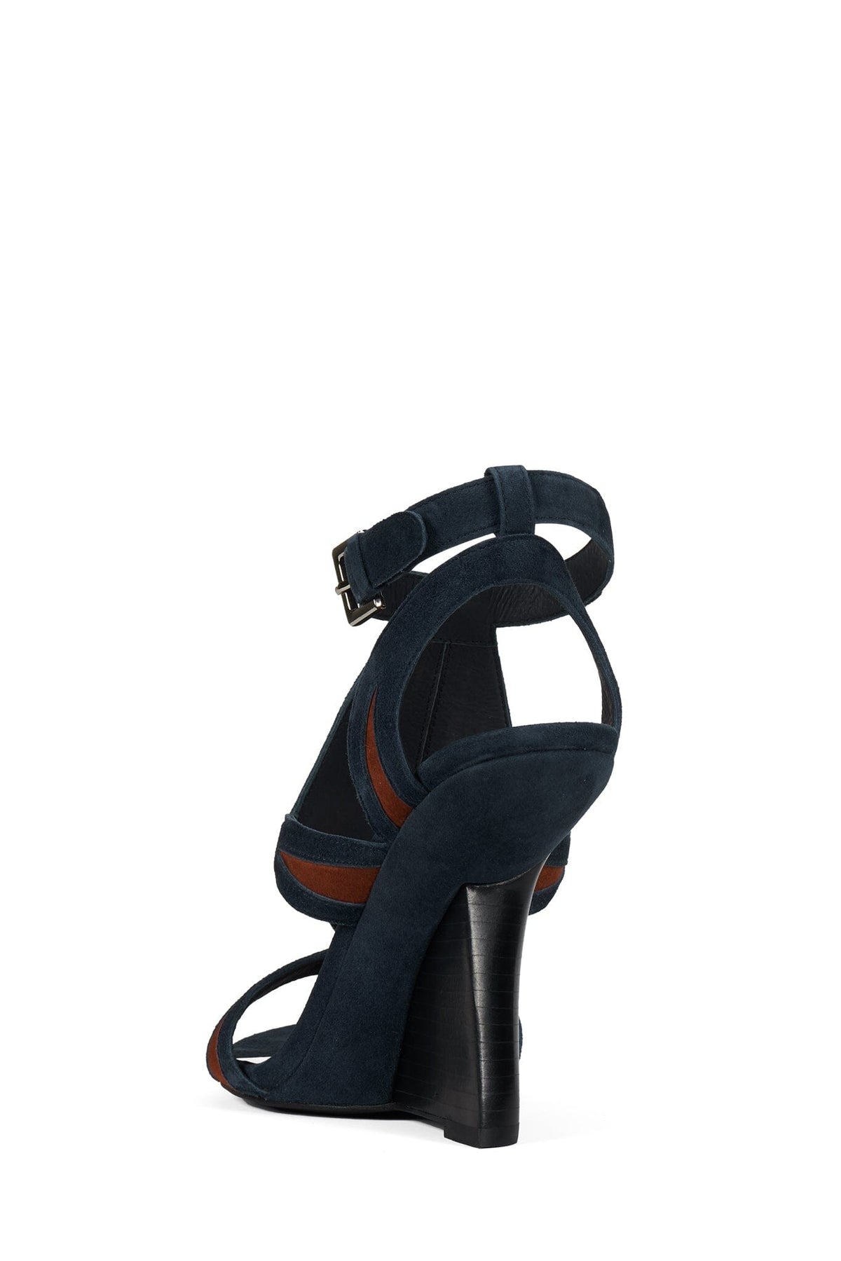 Jeffrey Campbell TAM-TAM - Navy Suede Orange
