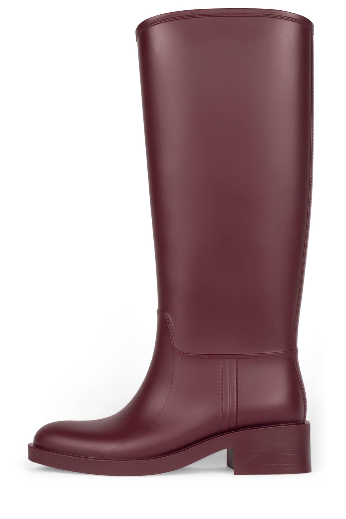 Jeffrey Campbell TORRENTIAL Knee-High Rain Boot - Wine