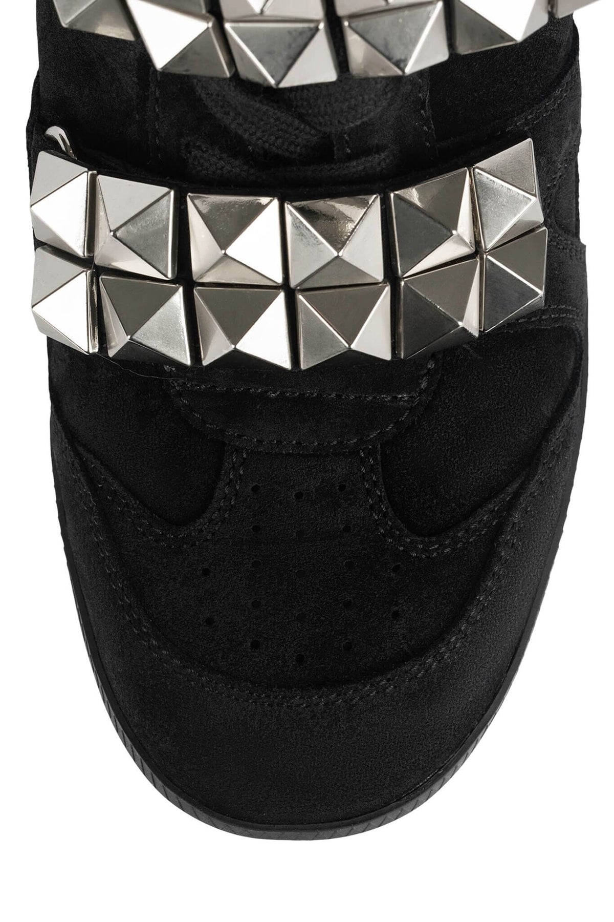 Jeffrey Campbell YEAHYEAH - Black Suede Silver
