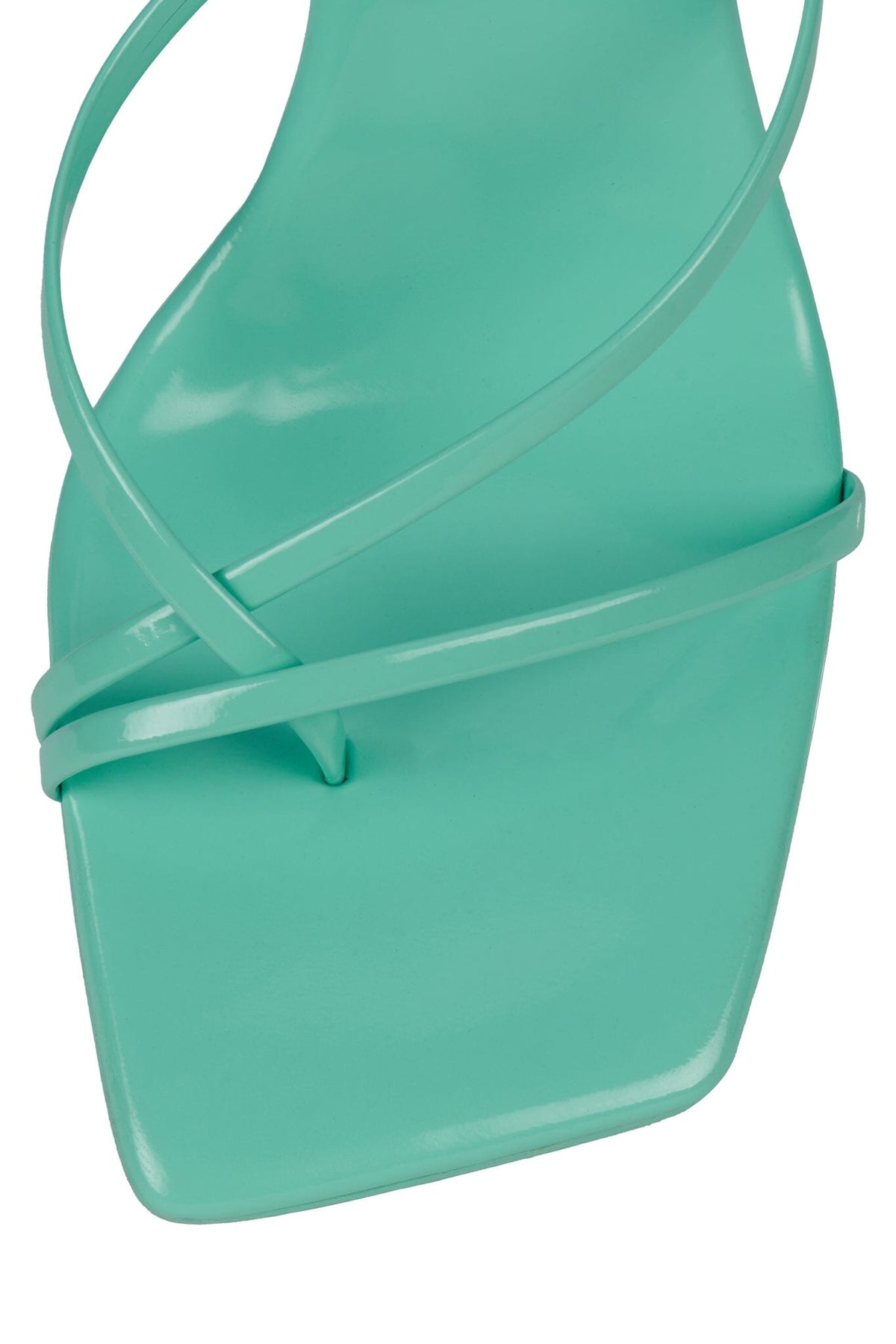 Jeffrey Campbell BISCOTTI Strappy Wedge Sandal - Mint Patent