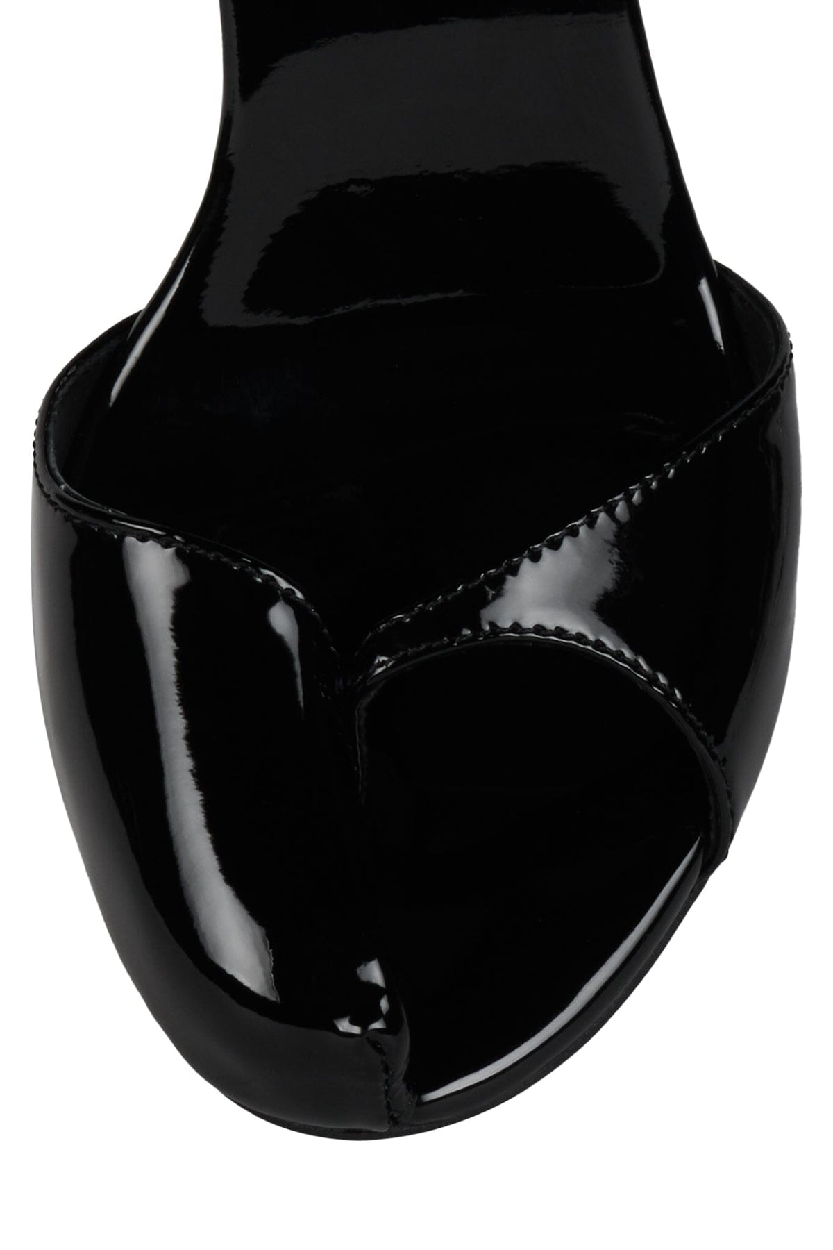Jeffrey Campbell STAGE-DIVE Stiletto Sandal - Black Patent