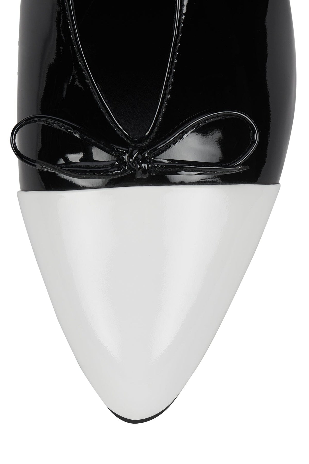 Jeffrey Campbell CHAI - White Patent Black Patent
