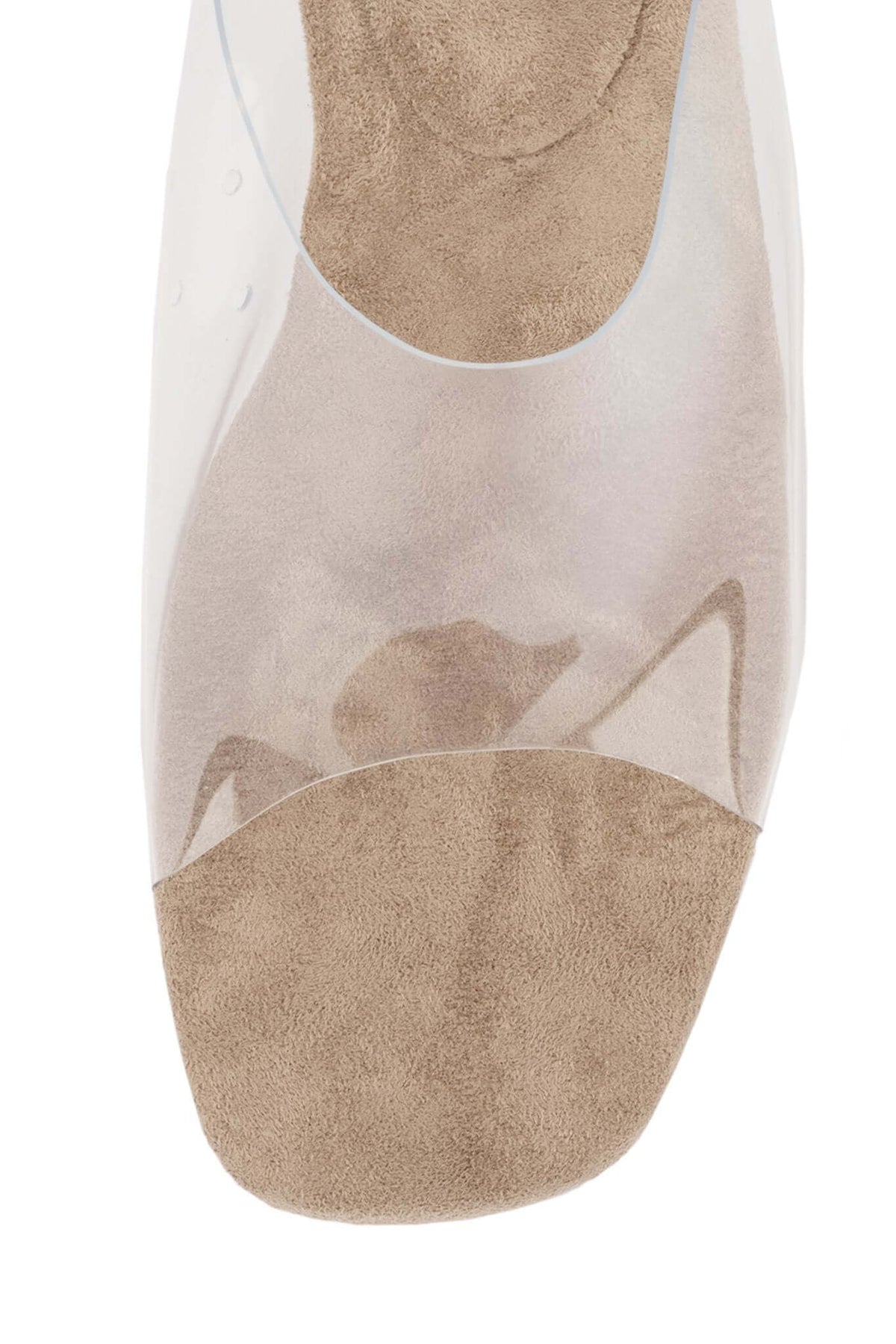 Jeffrey Campbell ACETATE Wedged Sandals - Clear