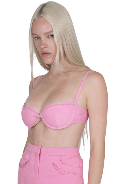 Jeffrey Campbell OLIVERA TOP - Pink Combo