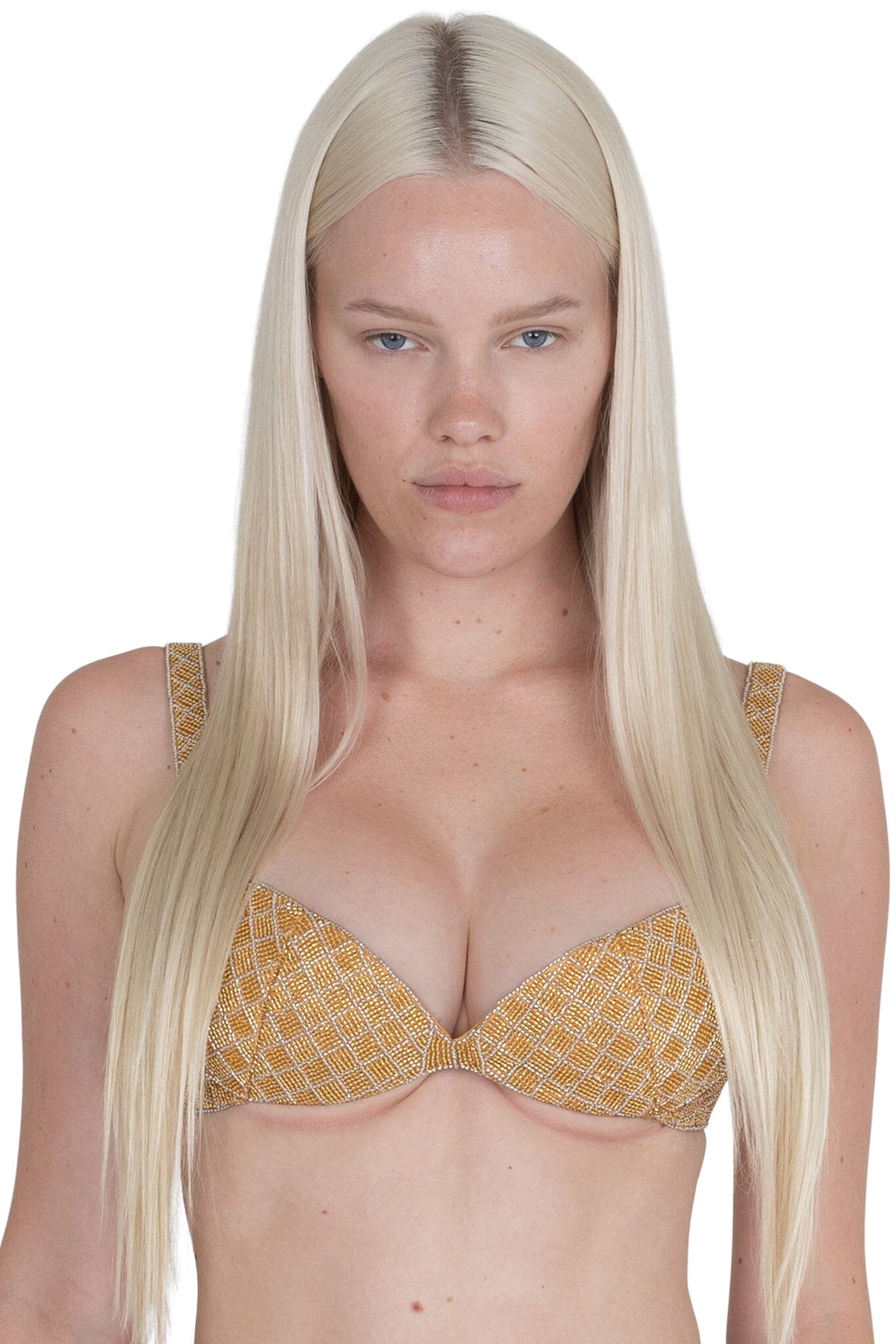 Jeffrey Campbell KORIE-SEQ TOP - Gold Combo