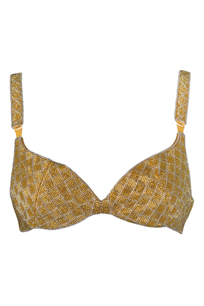 Jeffrey Campbell KORIE-SEQ TOP - Gold Combo