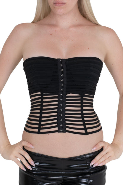 Jeffrey Campbell ILLEGAL TOP - Black