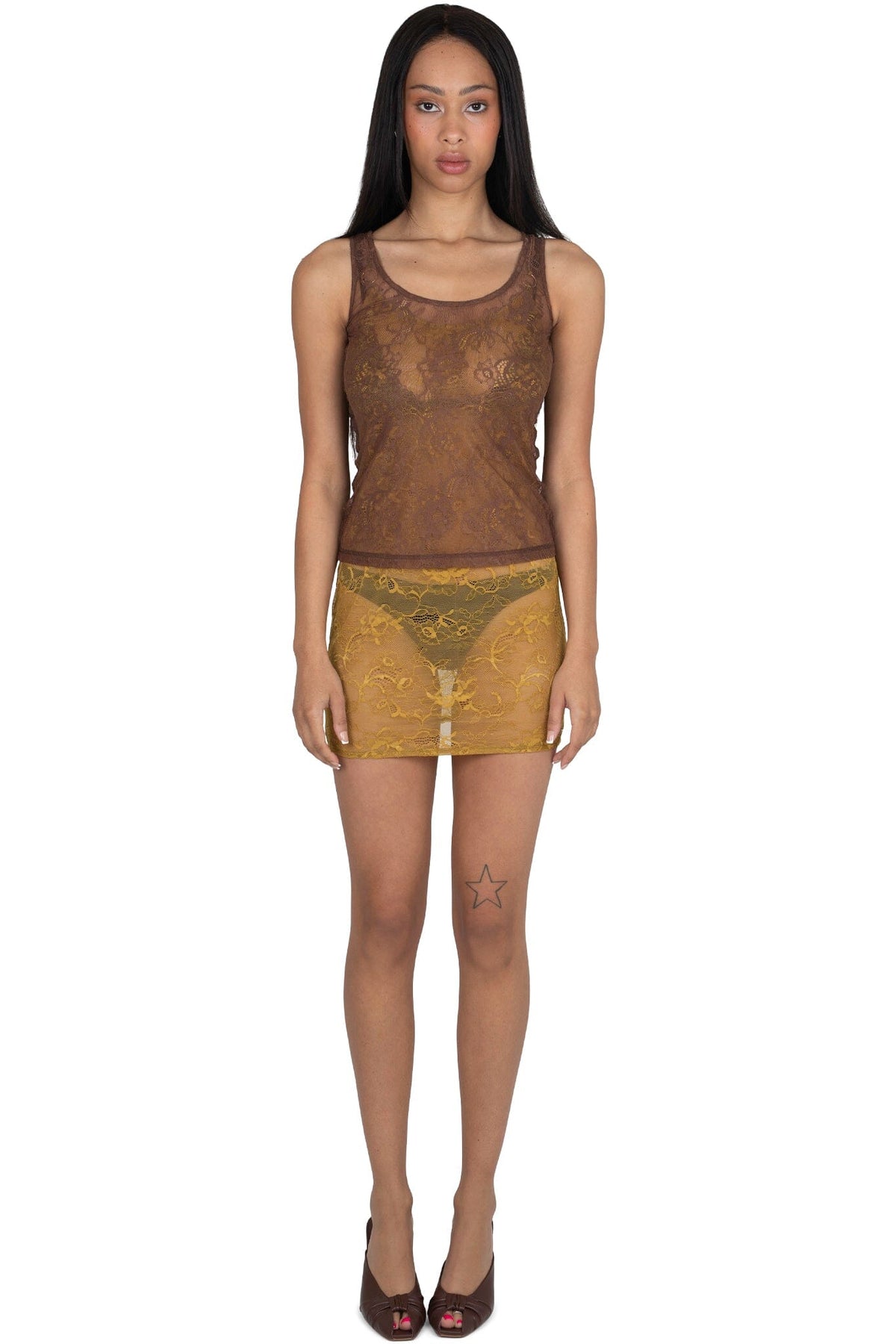 Jeffrey Campbell MELODIOUS TOP - Brown