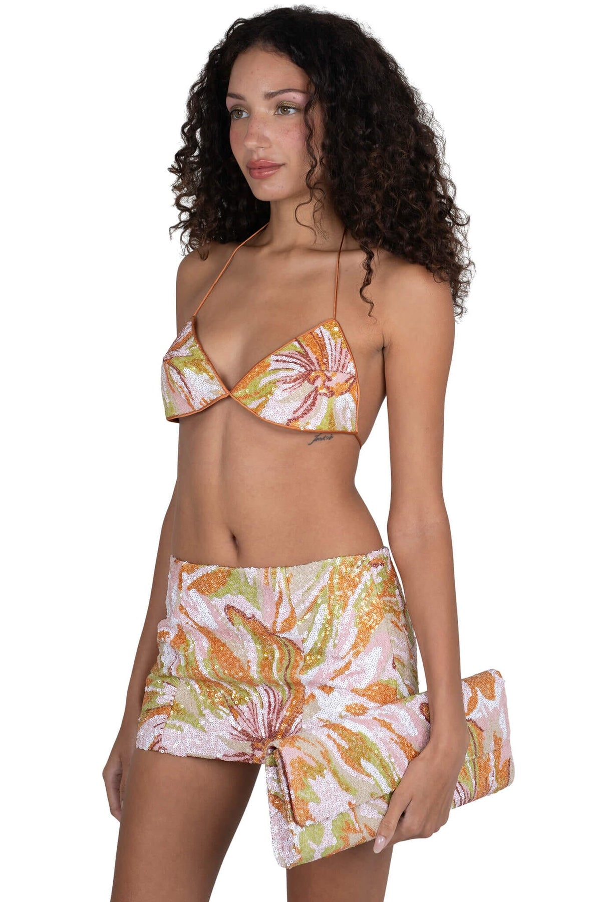 Jeffrey Campbell FREEDA-SEQ TOP - Blush Multi