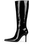 Black Crinkle Patent