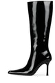 Black Crinkle Patent