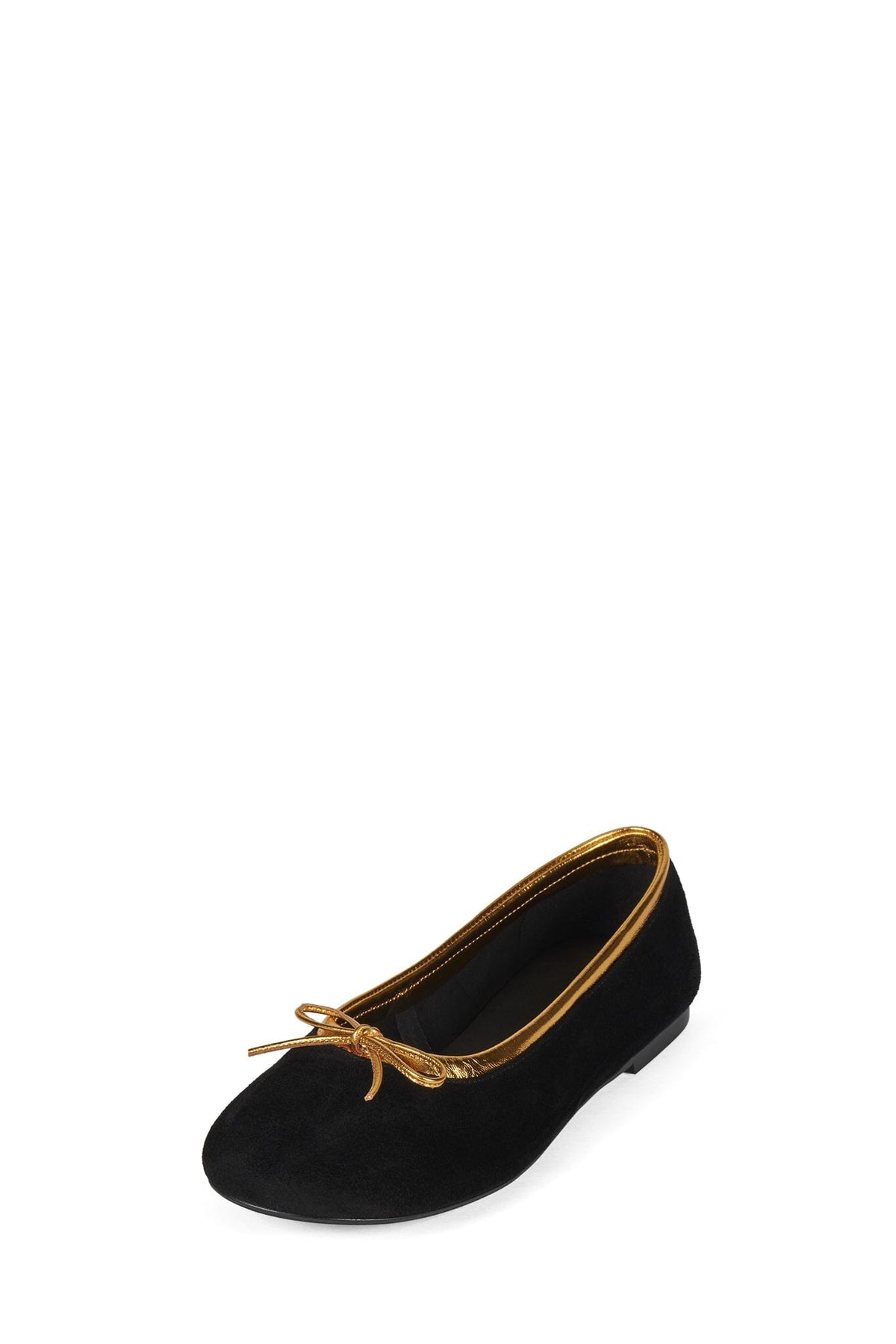 Jeffrey Campbell DEPARTURE - Black Suede Gold