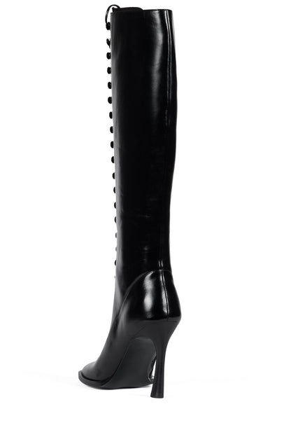 Jeffrey Campbell FANNING Heeled Knee-High Boot - Black