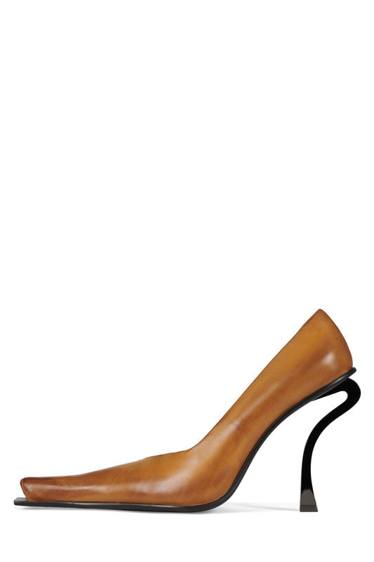 Jeffrey Campbell CENTAURI Pump - Tan Ruboff Pewter