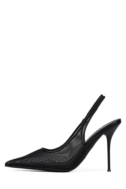 Jeffrey Campbell PUCKER-MSH - Black Mesh