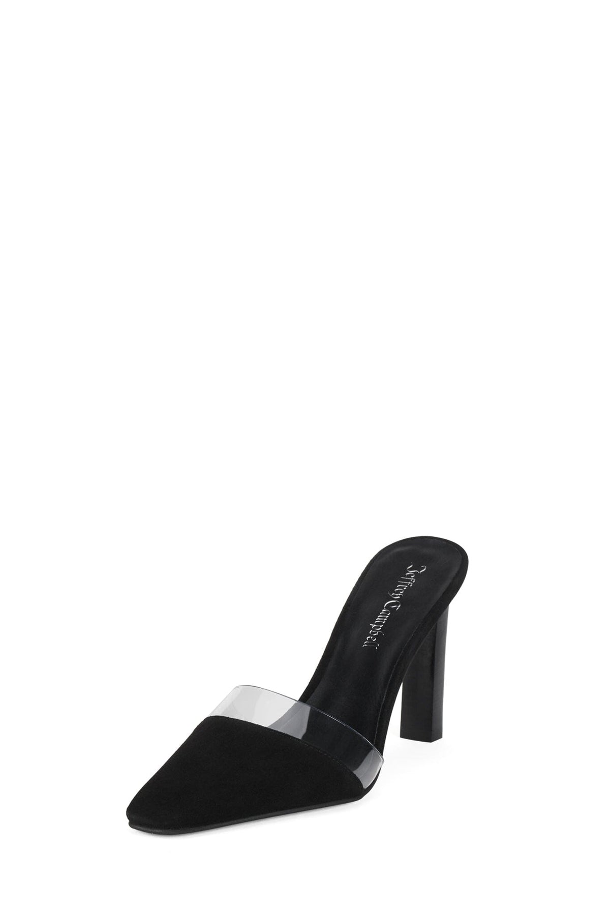 Jeffrey Campbell ALLOWANCE - Black Suede Clear
