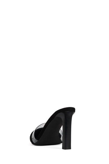 Jeffrey Campbell ALLOWANCE - Black Suede Clear