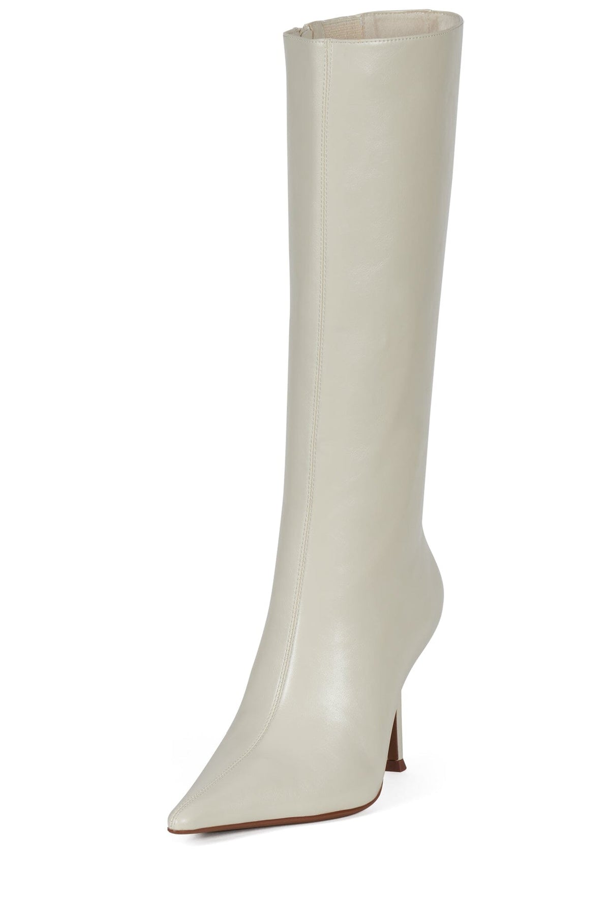 Jeffrey Campbell DARLING-3 Knee-High Stiletto Boot - Ivory