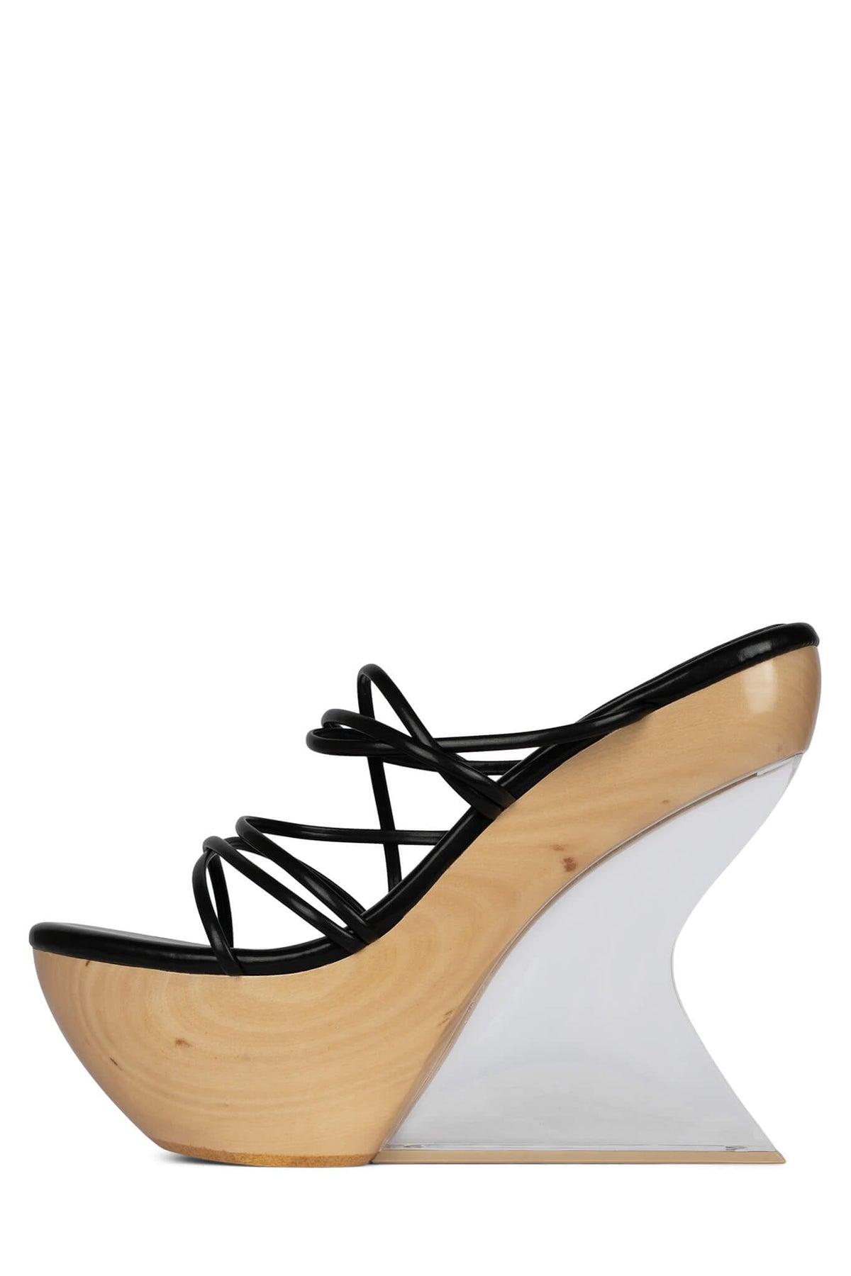 Jeffrey Campbell ANDROID Platform Sandal - Black