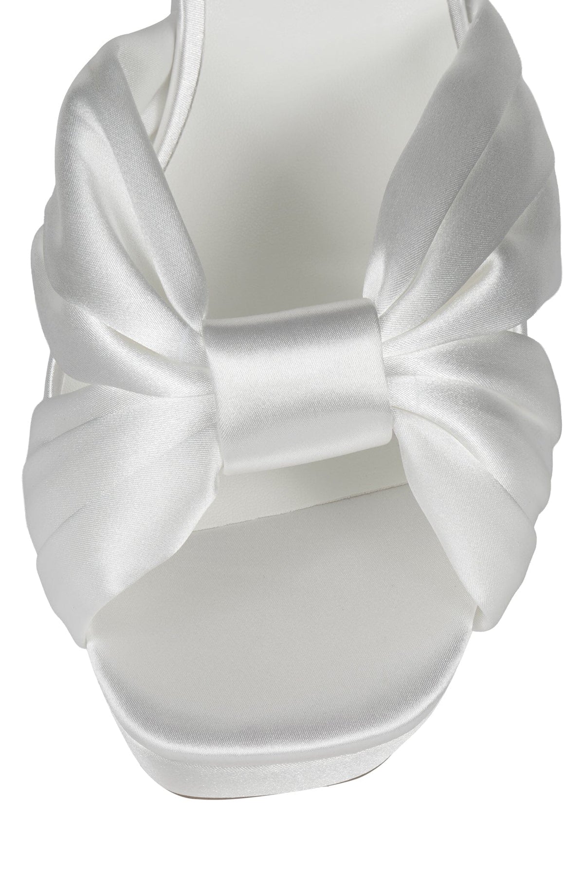 Jeffrey Campbell DALIDA Platform Sandal - White Satin