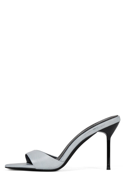 Jeffrey Campbell CE-SOIRE Heeled Sandal - Ivory Satin