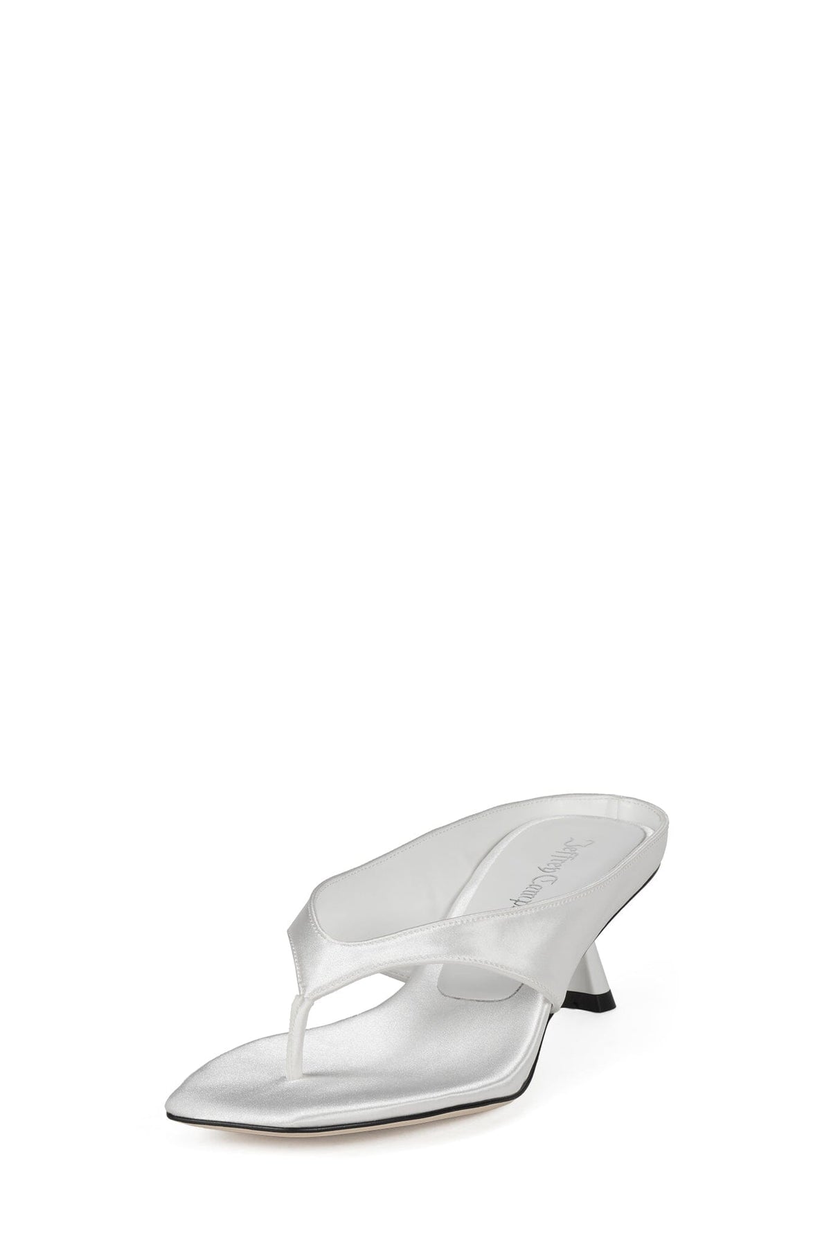 Jeffrey Campbell THONG-SONG - White Satin
