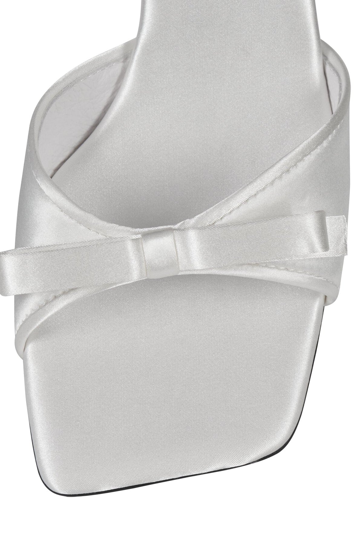 Jeffrey Campbell SWEET-ON-U Heeled Sandals - White Satin