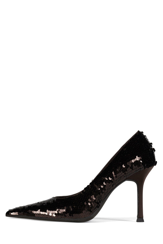 Jeffrey Campbell RISK-SEQ High-Heel - Brown