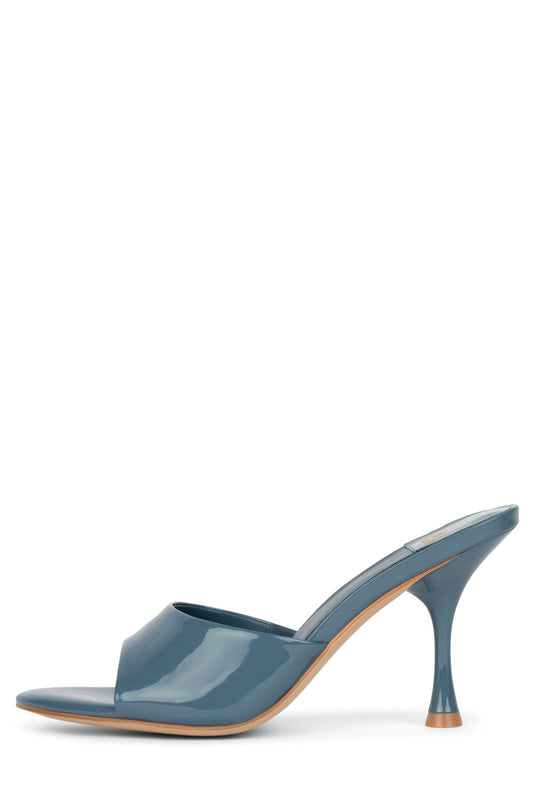 Jeffrey Campbell AGENT Heeled Sandal - Dusty Blue Patent