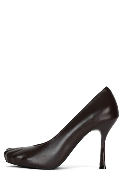 Jeffrey Campbell CONFORM High-Heel - Dark Brown