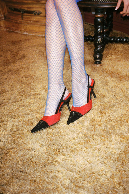 Jeffrey Campbell VIVID-J - Red Black Combo