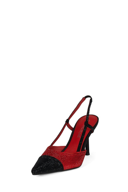 Jeffrey Campbell VIVID-J - Red Black Combo
