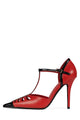 Red Black Patent