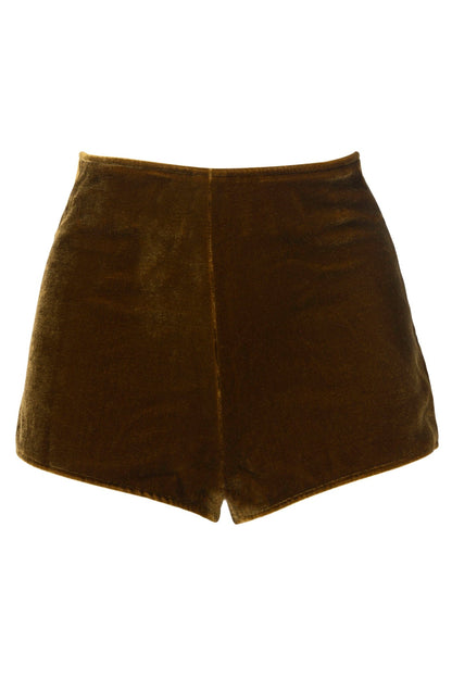 Jeffrey Campbell CHEEKZ SHORTS - Khaki Velvet