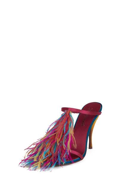 Jeffrey Campbell PLUMA - Fuchsia Satin Combo