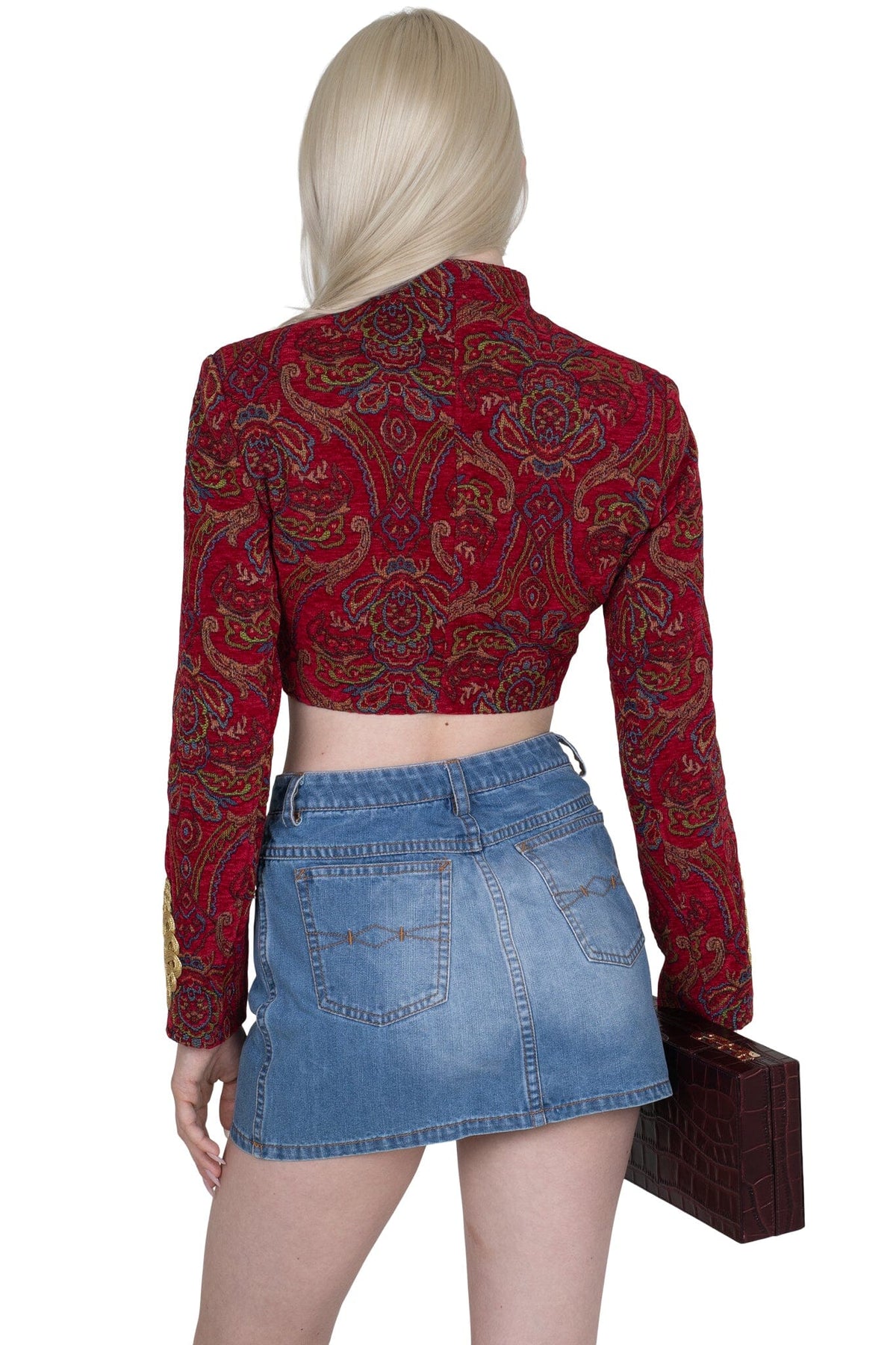 Jeffrey Campbell HEY-NOW SKIRT - Blue Washed Denim