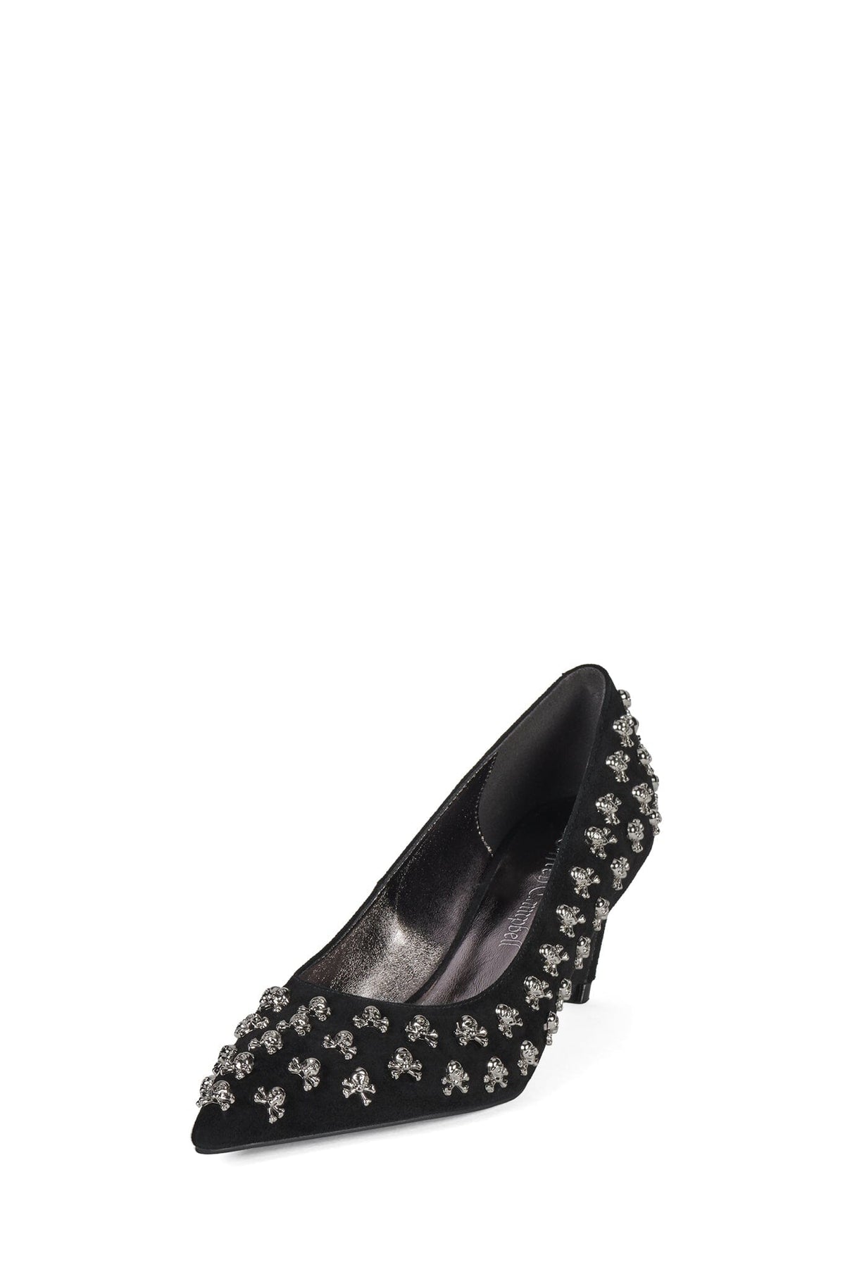 Jeffrey Campbell KISS-OFF - Black Suede Pewter