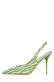 Green White Zebra