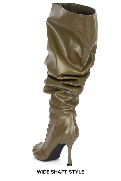 Jeffrey Campbell CONFORM-02 Over-The-Knee Boot - Olive