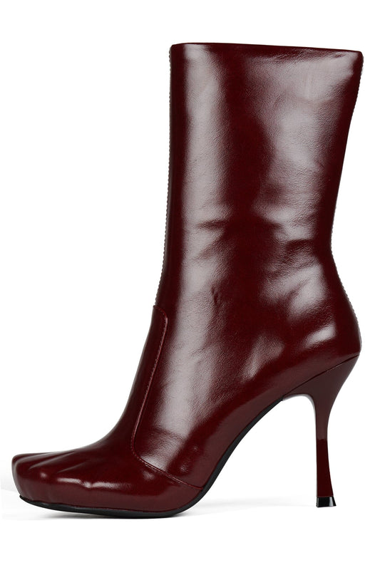 Jeffrey Campbell VISIONARY Stiletto Boot - Wine