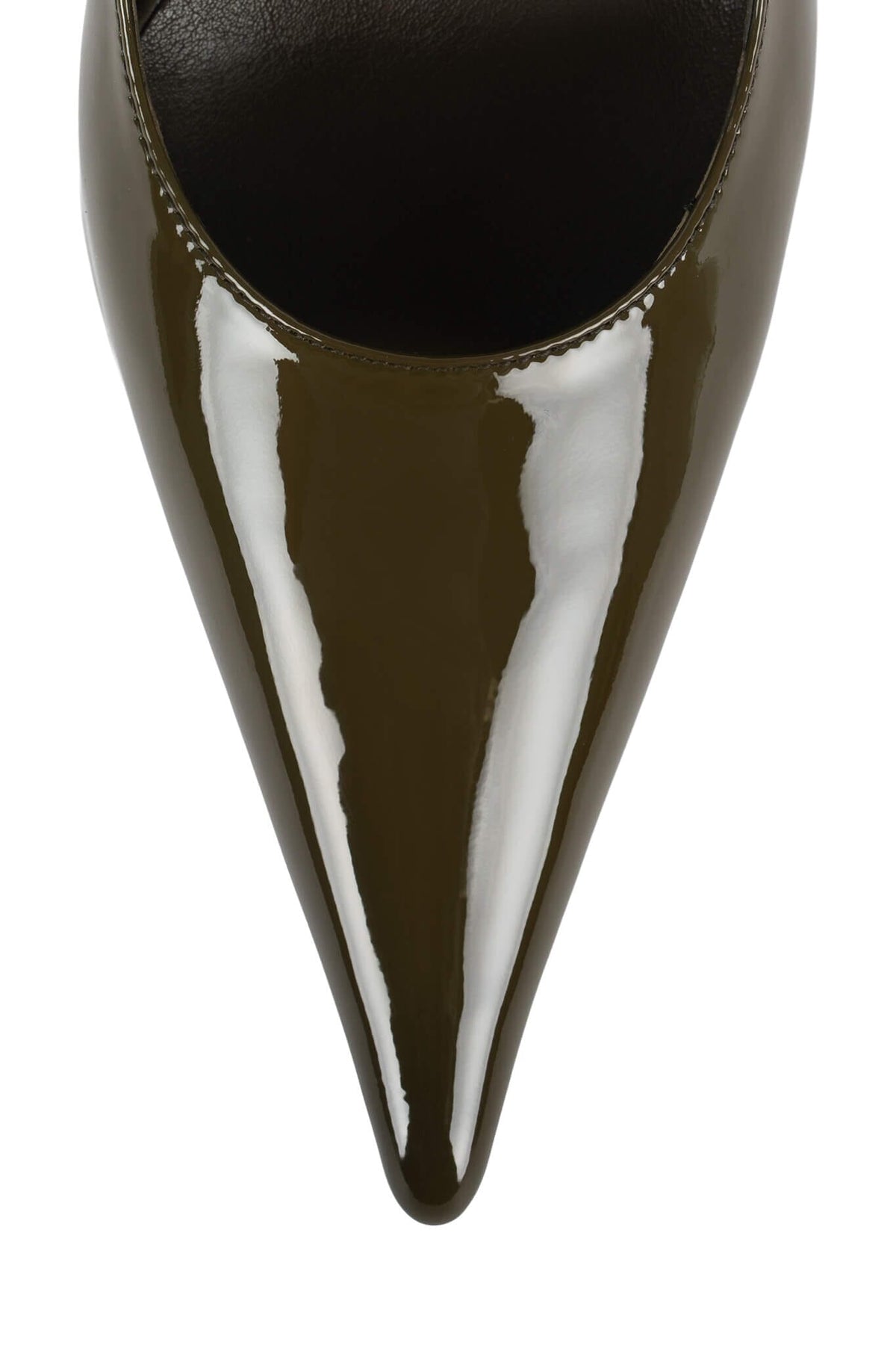 Jeffrey Campbell FREAK-OUT Sculpted Heel - Khaki Patent