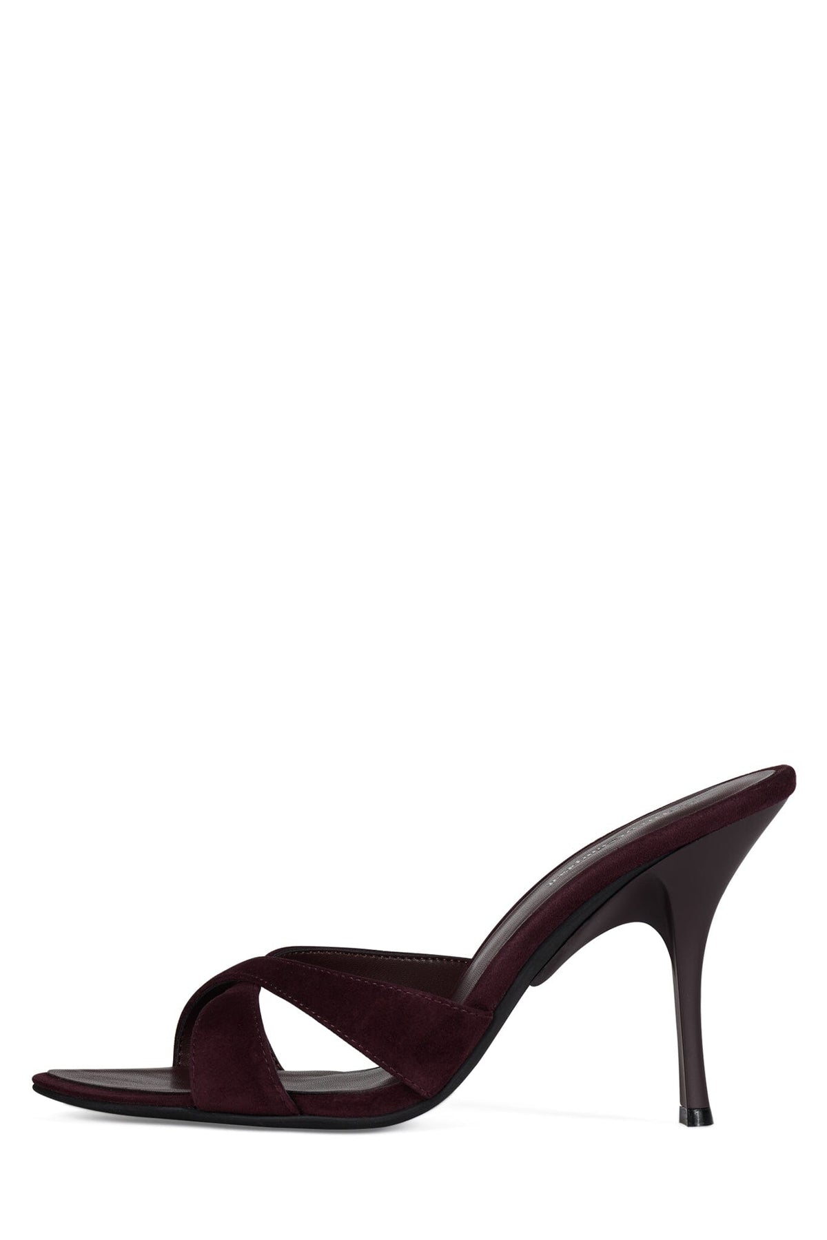 Jeffrey Campbell SYMONE Heeled Sandal - Dusty Purple Suede