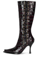Raspberry Black Croco