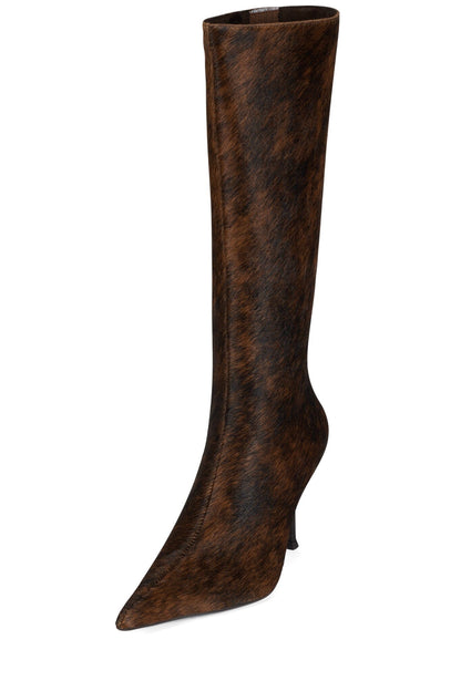 Jeffrey Campbell DARLING-3F Stiletto Boot - Black Brown
